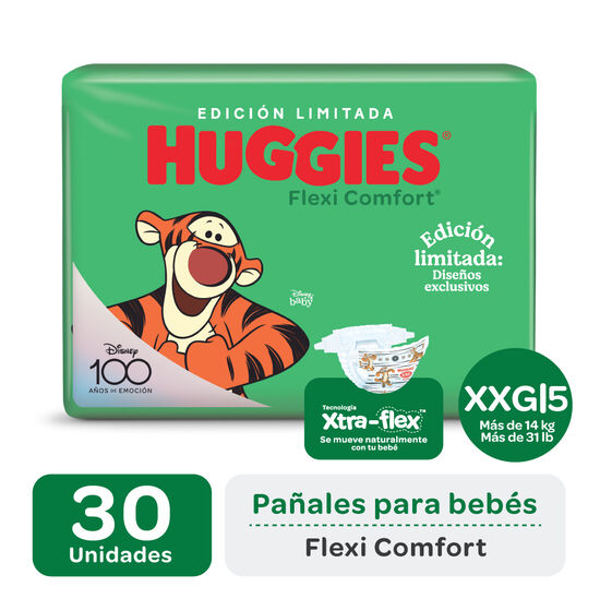 Pañales Huggies Flexi Comfort Jumbo XXG Edición Limitada